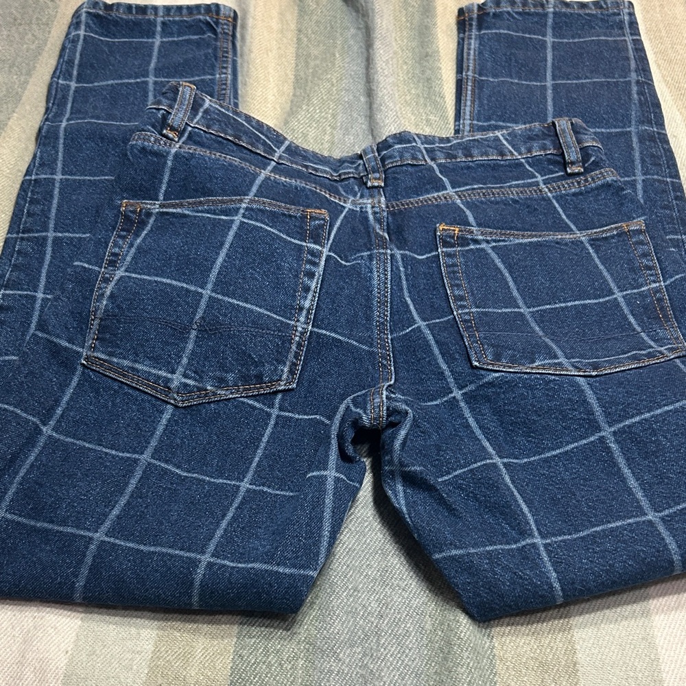 ASOS Button-fly Patterned Jeans Size 28 - Picture 5 of 5